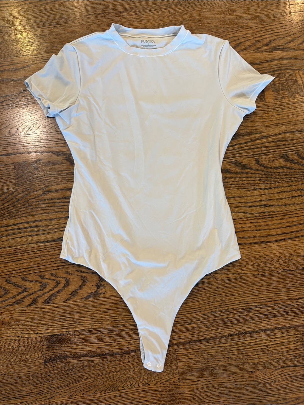 Pumiey Short-Sleeve One-Piece Bodysuit, s